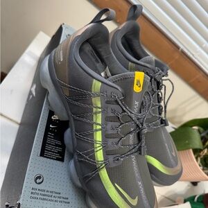 Nike Vapormax Gray with Neon Accents Men's Sneakers